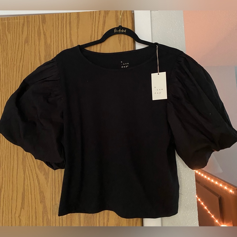 Women's Puff Short Sleeve T-Shirt - A New Day